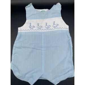 Vintage 1970's Alison Scott One Piece Baby Whale Bubble Size 9 Months